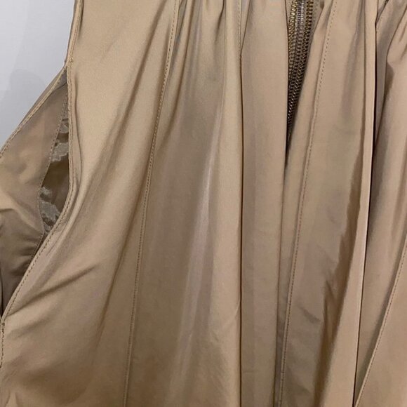 Pink Tartan V Neck Pleated Midi Dress Size 0 - Picture 9 of 12